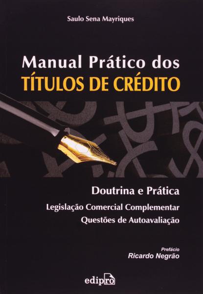 Livro - Manual Prático dos Títulos de Crédito