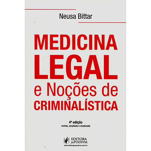 Livro - Medicina Legal e Noções de Criminalística