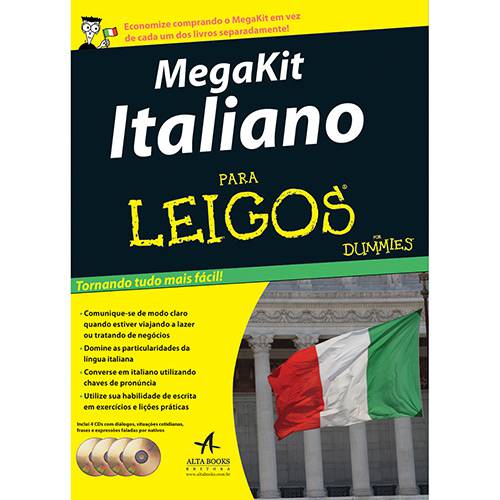 Tudo sobre 'Livro - Megakit Italiano: para Leigos'