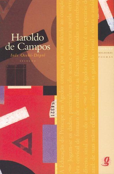 Livro - Melhores Poemas Haroldo de Campos