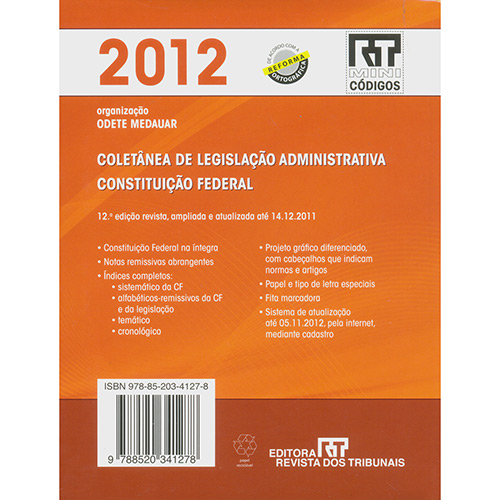 Livro - Mini Códigos - Administrativo 2012