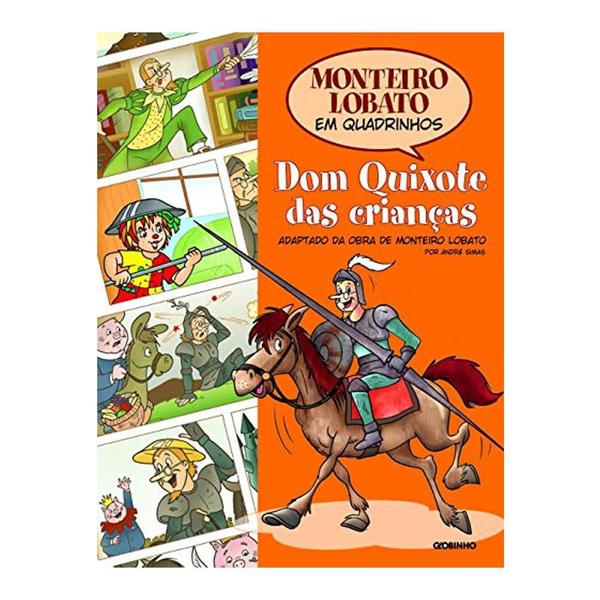 Livro - Monteiro Lobato em Quadrinhos - Dom Quixote das Crianças
