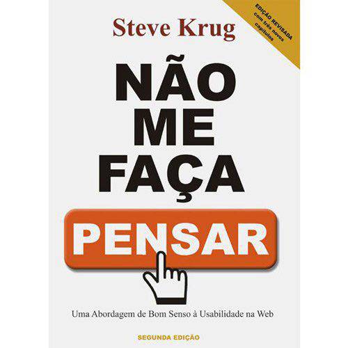 Livro - não me Faça Pensar uma Abordagem de Bom Senso a Usabilidade na Web