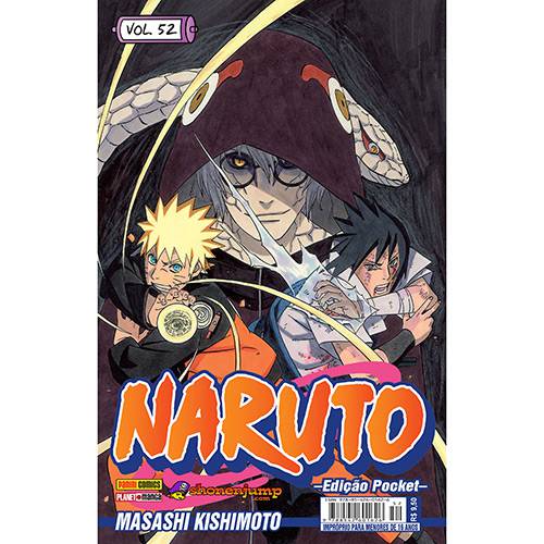Livro - Naruto: Edição Pocket - Vol.52