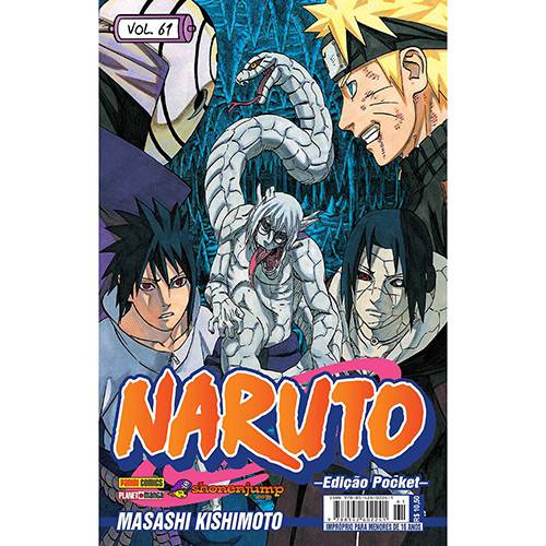 Livro - Naruto - Vol. 61 - Edição Pocket