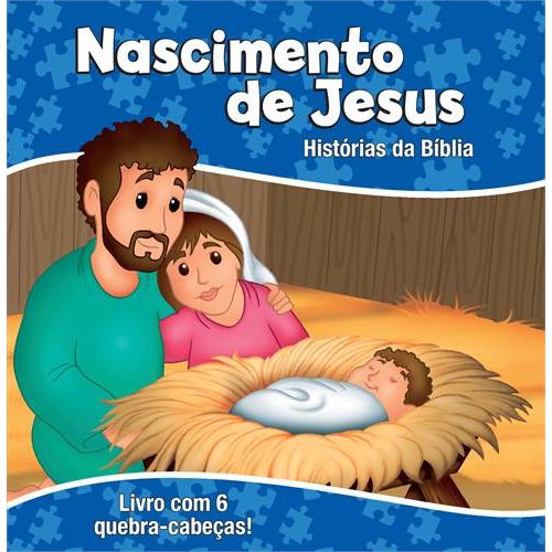 Livro - Nascimento de Jesus: Contém 6 Quebra-cabeças!
