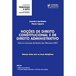 Livro - Noções de Direito Constitucional e de Direito Administrativo