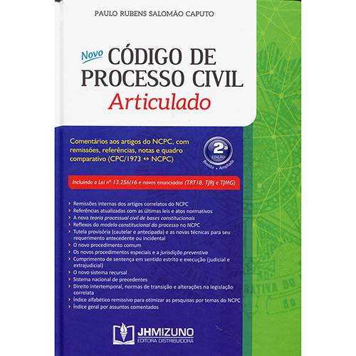 Livro - Novo Código de Processo Civil Articulado
