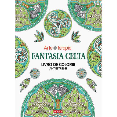 Livro para Colorir Adulto - Fantasia Celta