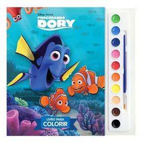 Livro para Colorir Aquarela Procurando Dory Disney - DCL