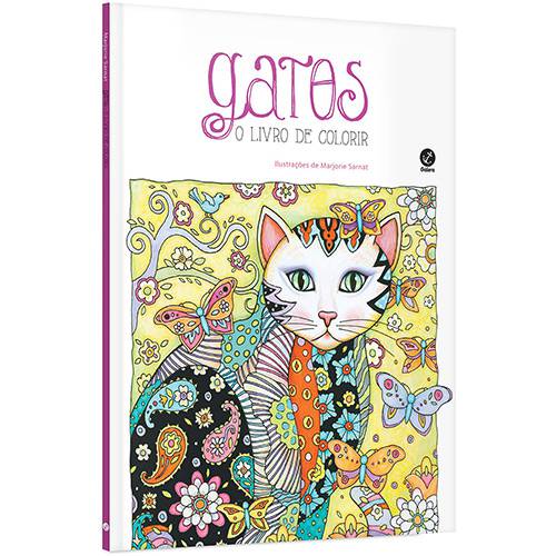 Livro para Colorir - Gatos