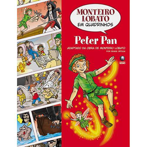 Livro - Peter Pan - Adaptado da Obra de Monteiro Lobato - Coleção Monteiro Lobato em Quadrinhos