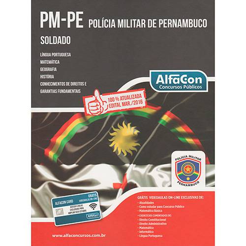 Tudo sobre 'Livro - PM - Pe - Polícia Militar de Pernambuco'