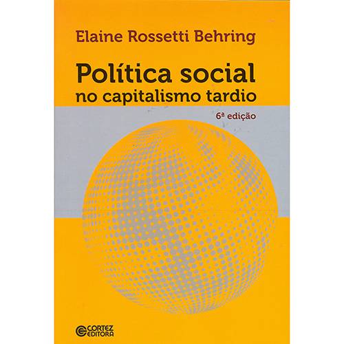 Livro - Política Social no Capitalismo Tardio