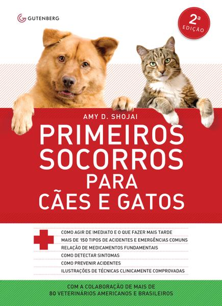 Livro - Primeiros Socorros para Cães e Gatos