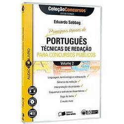 Tudo sobre 'Livro - Principais Tópicos de Português para Concursos Públicos - Coleção Concursos Audiolivro - Vol. II'