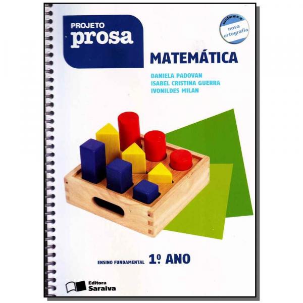 Livro - Projeto Prosa Matematica 1 Ano - Saraiva
