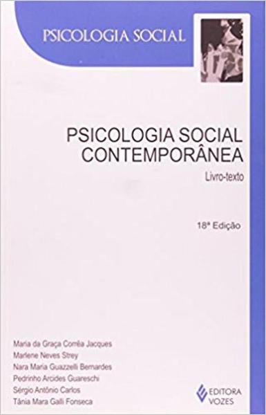 Livro - Psicologia Social Contemporânea