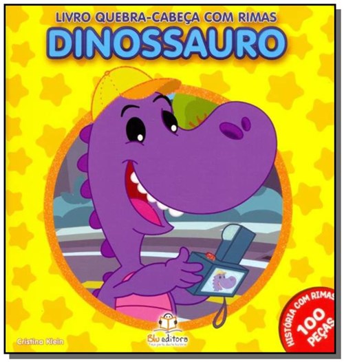 Livro Quebra Cabeca com Rimas Dinossauro