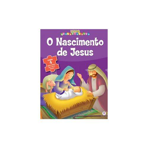 Livro Quebra Cabeca o Nascimento de Jesus