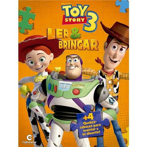 Livro Quebra Cabeca Toy Story 3