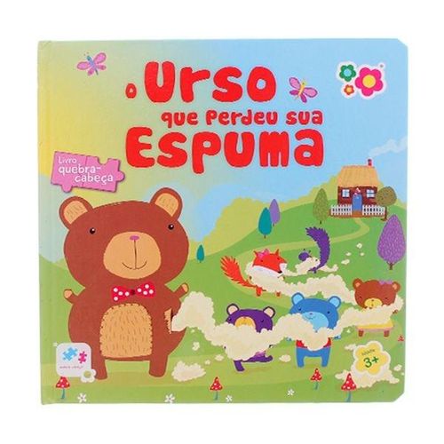 Livro Quebra Cabeça Urso Dican