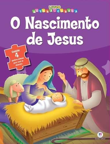 Livro Quebra Cabeças o Nascimento de Jesus Bíblico