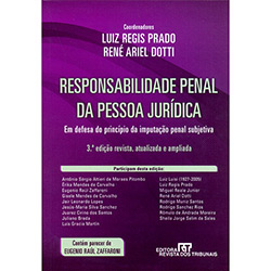 Livro - Responsabilidade Penal da Pessoa Jurídica - em Defesa do Princípio da Imputação Penal Subjetiva