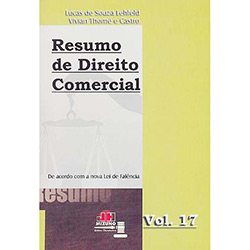 Livro - Resumo de Direito Comercial - Vol. XVII