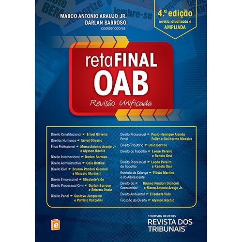 Livro - Reta Final OAB: Revisão Unificada