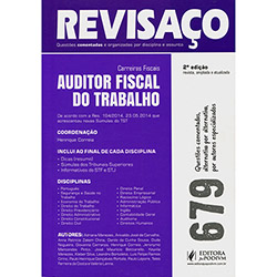 Tudo sobre 'Livro - Revisaço: Carreiras Fiscais - Auditor Fiscal do Trabalho'