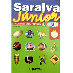 Livro - Saraiva Júnior - Dicionário da Língua Portuguesa Ilustrado - Conforme Nova Ortografia
