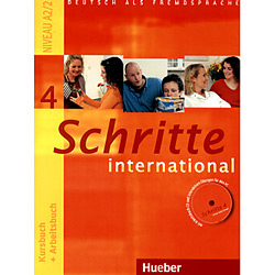 Livro - Schritte International 4 - Kursbuch + Arbeitsbuch - Niveau A2/2