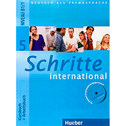 Livro - Schritte International 5 - Kursbuch + Arbeitsbuch - Niveau B1/1