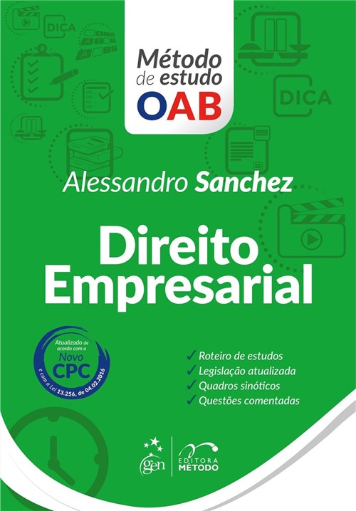 Livro - Série Método de Estudo Oab - Direito Empresarial - Sanchez