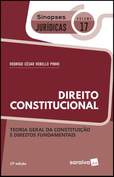 Livro - Sinopses Jurídicas: Direito Constitucional - 17ª Edição de 2019