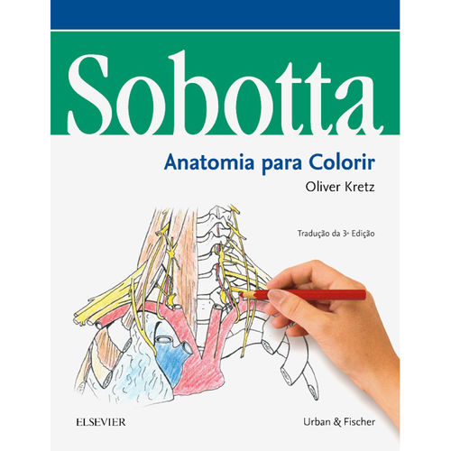 Livro - Sobotta Anatomia para Colorir