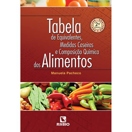 Livro - Tabela de Equivalentes, Medidas Caseiras e Composição Química dos Alimentos