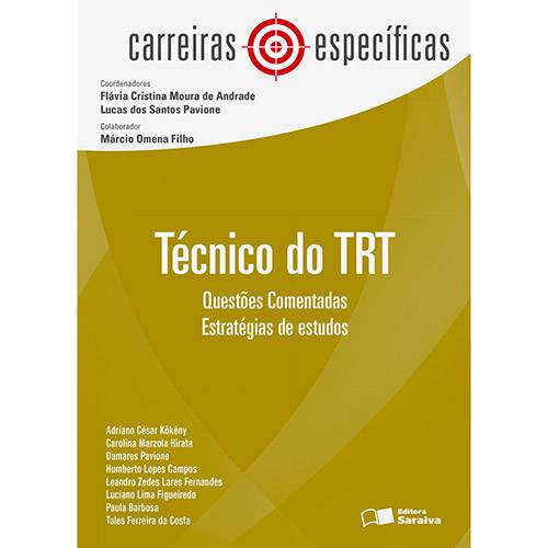 Tudo sobre 'Livro - Técnico do TRT: Coleção Carreiras Específicas'