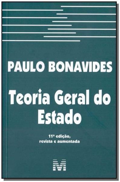 Livro - Teoria Geral do Estado - 11 Ed./2018