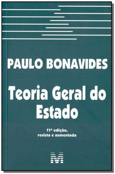 Livro - Teoria Geral do Estado - 11 Ed./2018