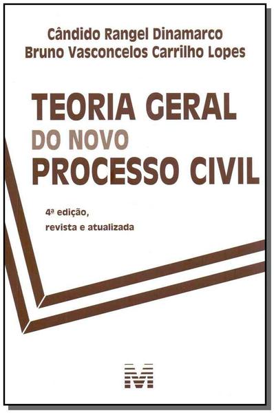 Livro - Teoria Geral do Novo Processo Civil - 4 Ed./2019