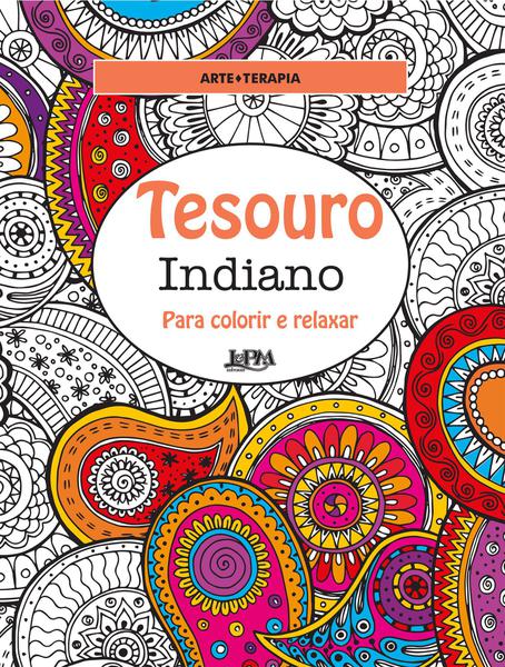 Livro - Tesouro Indiano: para Colorir e Relaxar