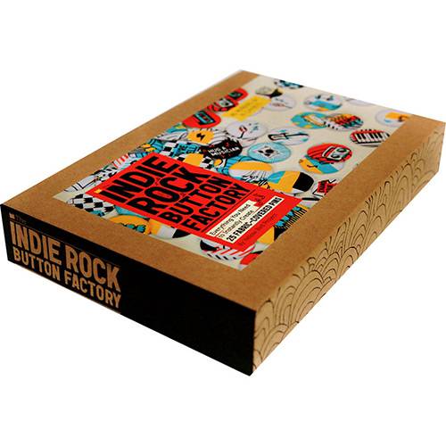 Livro - The Indie Rock Button Factory: Everything You Need To Instantly Create 25 Fabric-Covered Pins