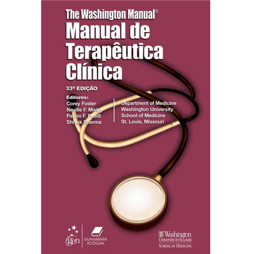 Tudo sobre 'Livro - The Washington Manual: Manual de Terapêutica Clínica'