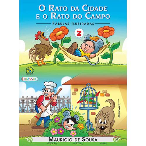 Livro - Turma da Mônica - o Rato da Cidade e o Rato do Campo - Coleção Fábulas Ilustradas