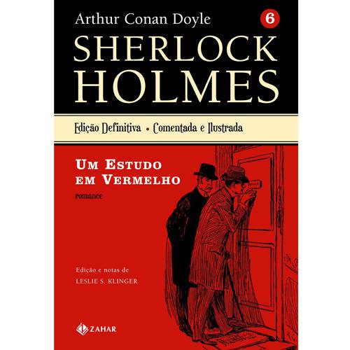 Livro - um Estudo em Vermelho - Coleção Sherlock Holmes - Vol. 8