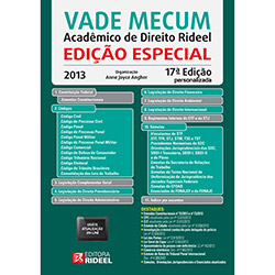 Livro - Vade Mecum Acadêmico de Direito Rideel