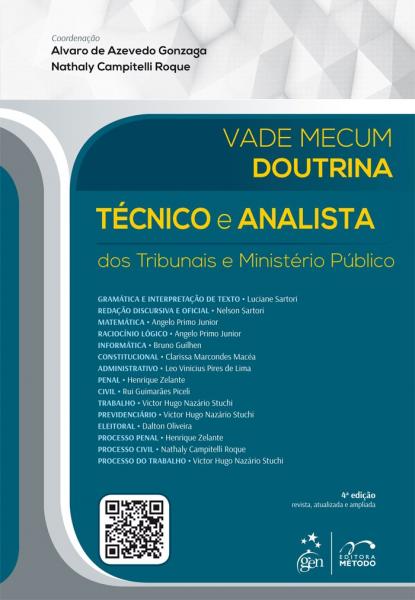 Livro - Vade Mecum Doutrina - Técnico e Analista dos Tribunais e Ministério Público