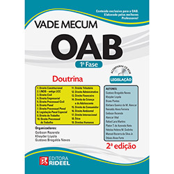 Tudo sobre 'Livro - Vade Mecum Oab 1ª Fase - Vade Mecum 2ª Ed - 2013'